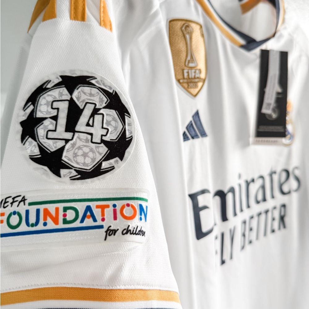 2023 Men’s Soccer Jersey Home Real Madrid VINI JR. #7 UEFA NEW